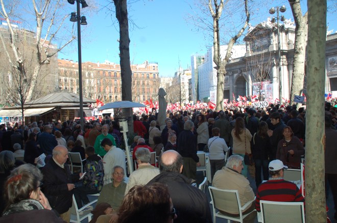 Manifestación del 14 de marzo en Madrid
